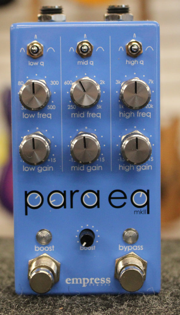Empress Effects ParaEq MKII Guitar Effects Pedal Blue