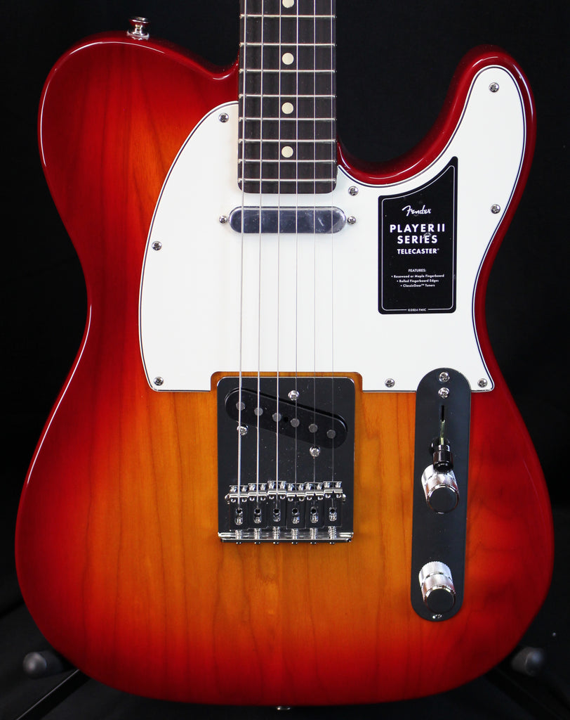 Fender Player II Telecaster Rosewood Fingerboard Electric Guitar Aged Cherry Burst 6lbs 4oz