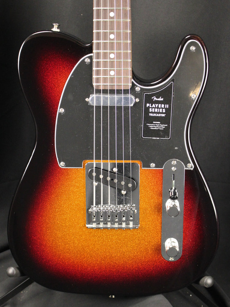 Fender Limited Player II Telecaster Rosewood Fingerboard Electric Guitar Sparkle 3 Color Sunburst
