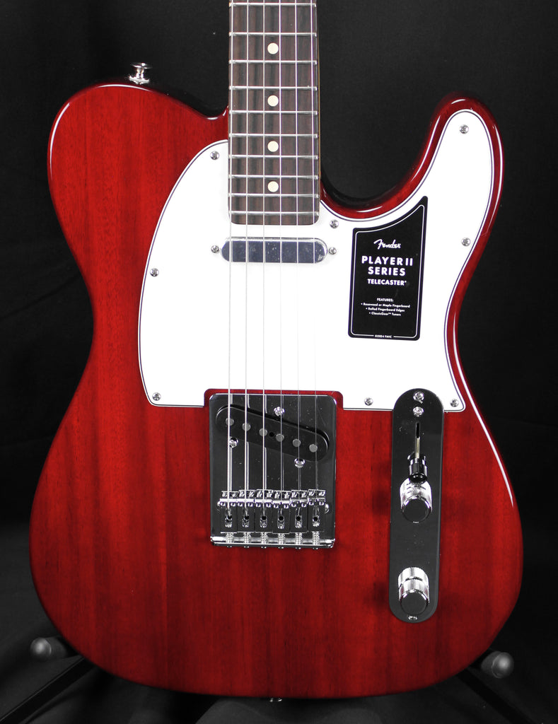 Fender Player II Telecaster Rosewood Fingerboard Mahogany Electric Guitar Transparent Cherry 5lbs 10oz