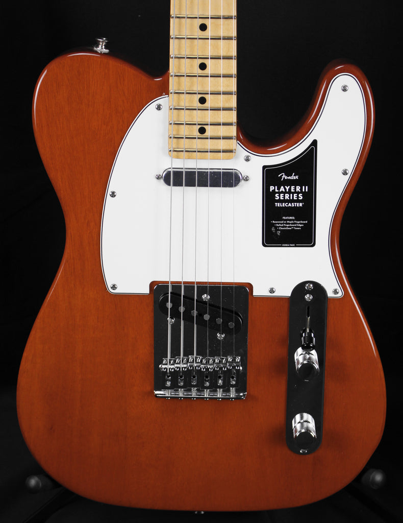 Fender Player II Telecaster Maple Fingerboard Mahogany Electric Guitar Transparent Mocha Burst 6lbs 1oz