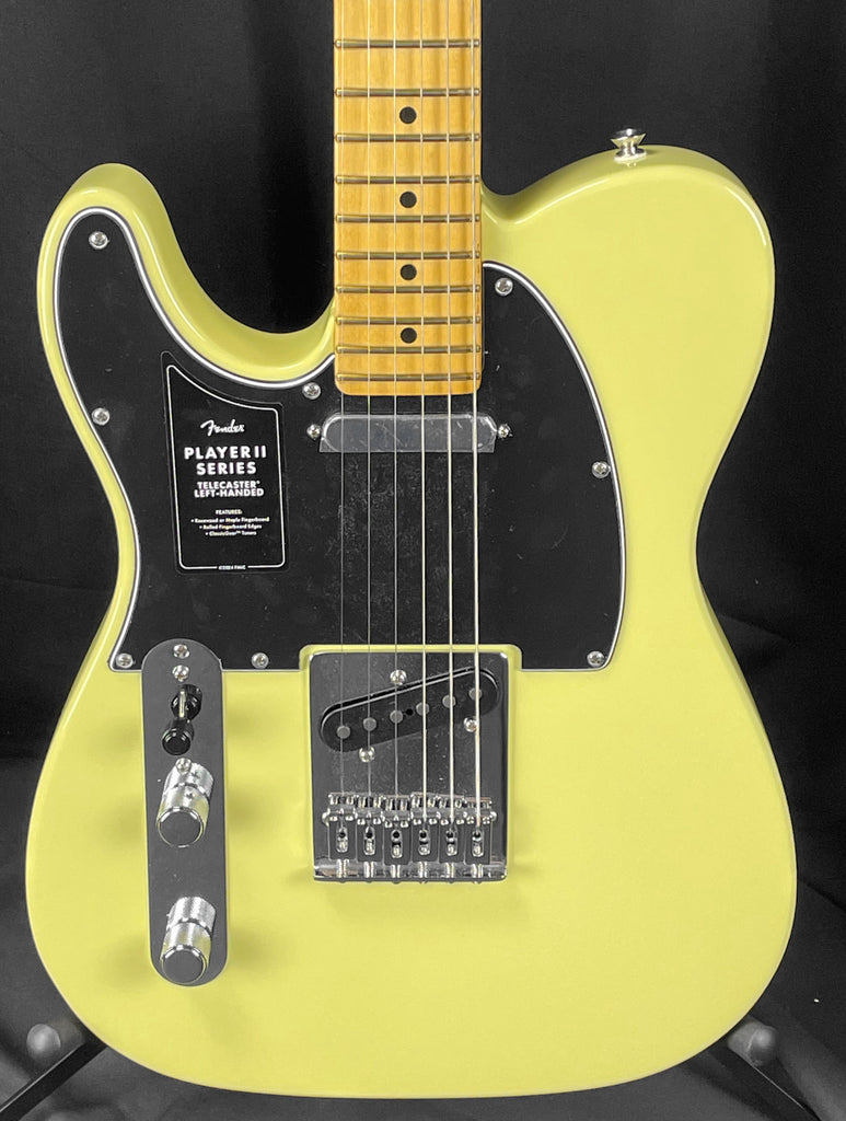 Fender Player II Left Handed Telecaster Maple Fingerboard Electric Guitar Hialeah Yellow 8lbs 7oz