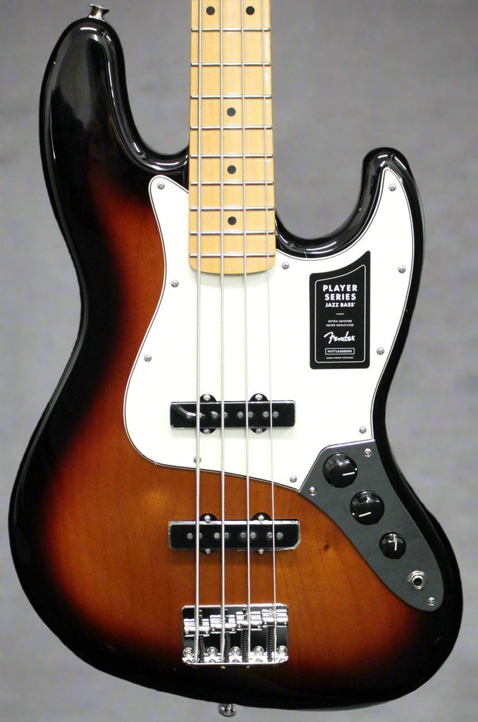 2023 Fender Player Jazz Bass Maple Fingerboard Sunburst Electric Bass Guitar 8lbs 13oz