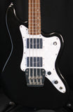 Squier Paranormal Rascal Bass HH Metallic Black Electric Bass Guitar 9lbs 10oz