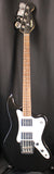 Squier Paranormal Rascal Bass HH Metallic Black Electric Bass Guitar 9lbs 10oz