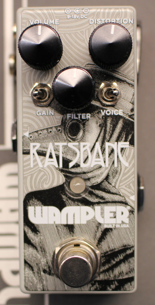 Wampler Ratsbane Distortion Mini Guitar Effects Pedal