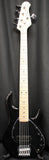 Sterling by Music Man StingRay Ray5 Maple Fingerboard 5-String Electric Bass Black 9lbs 15oz