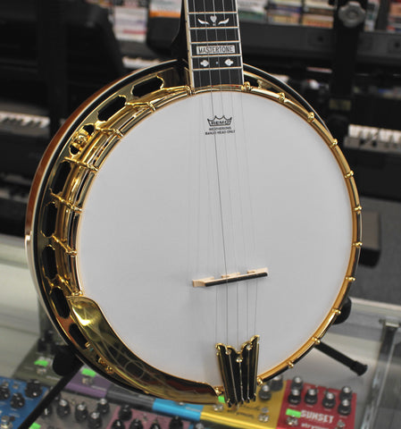 Epiphone Earl Scruggs Golden Deluxe Mastertone 5 String Banjo w/Case