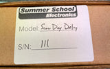Summer School Electronics Snow Day Delay Dual Delay Guitar Effects Pedal #111