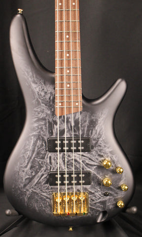 Ibanez SR300EDX-BZM Standard Soundgear 4 String Electric Bass Guitar Black Ice Frozen Matte