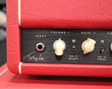 Blackstar St. James Toby Lee 50 6L6 50W Tube Guitar Head and 2x12 Guitar Cabinet Red