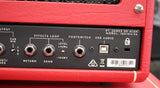 Blackstar St. James Toby Lee 50 6L6 50W Tube Guitar Head and 2x12 Guitar Cabinet Red