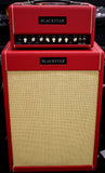 Blackstar St. James Toby Lee 50 6L6 50W Tube Guitar Head and 2x12 Guitar Cabinet Red
