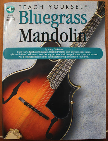 Teach Yourself Bluegrass Mandolin Method Book Audio Online