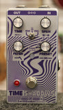 EarthQuaker Devices Death By Audio Time Shadows II Subharmonic Multi-Delay Resonator Guitar Effects Pedal Silver Purple