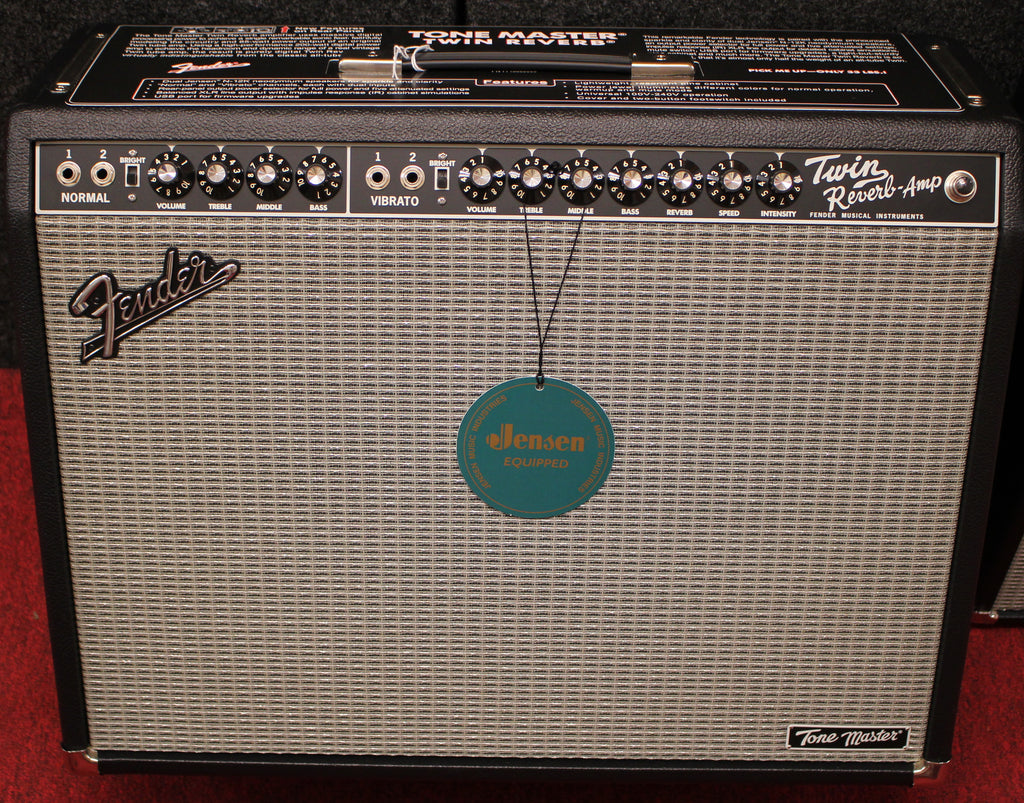 Fender Tone Master Twin Reverb 2x12 Guitar Amplifier w/Footswitch & Cover