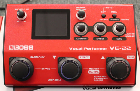 Boss VE-22 Vocal Performer Vocal Effects Pedal