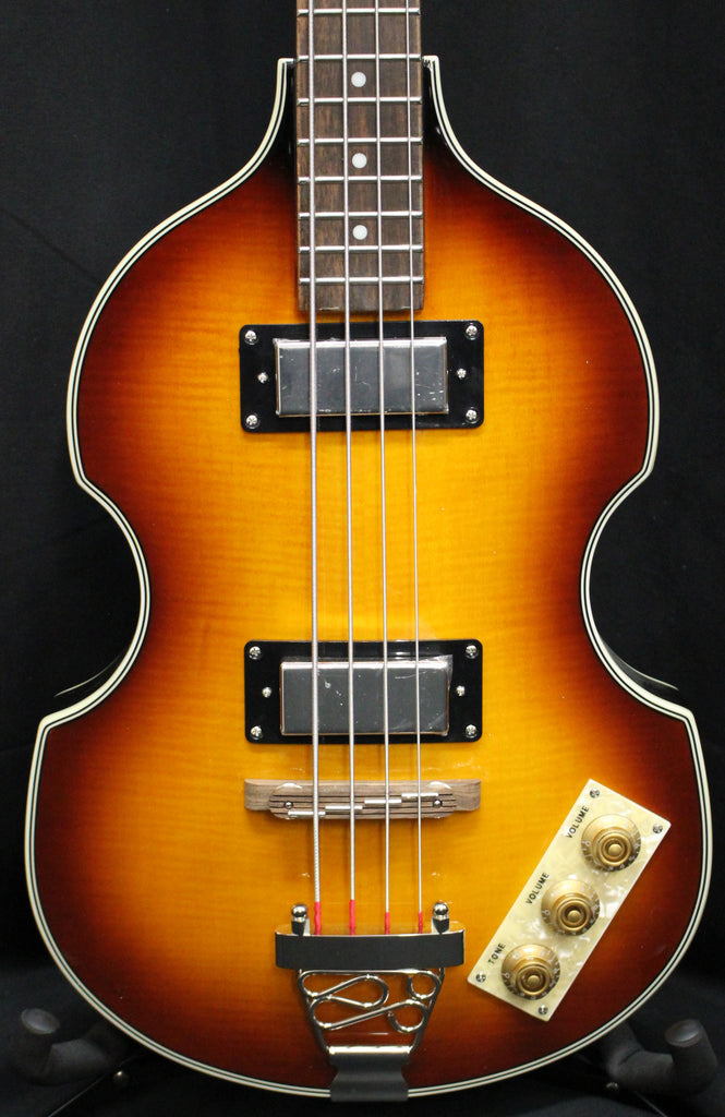 Epiphone Viola Bass 4 String Electric Hollowbody Bass Guitar Vintage Sunburst 7lbs 2oz