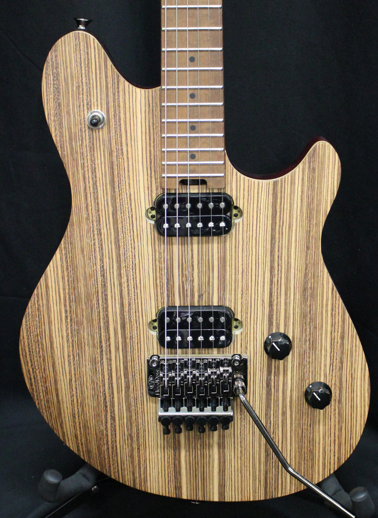 EVH Wolfgang WG Standard Exotic Electric Guitar Zebrawood 7lbs 8oz