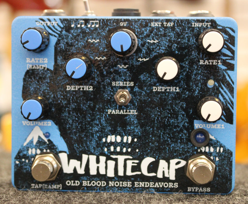 Old Blood Noise Endeavors Whitecap Asynchronous Dual Tremolo Guitar Effects Pedal