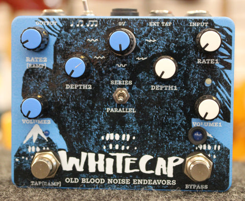 Old Blood Noise Endeavors Whitecap Asynchronous Dual Tremolo Guitar Effects Pedal