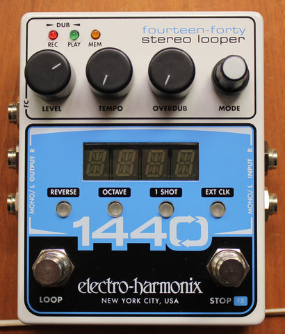 Electro-Harmonix 1440 Stereo Looper Pedal White w/Box