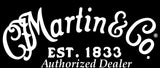 Martin Guitar Basic Logo Men's T-Shirt Heather Brown Large