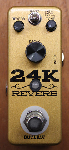 Outlaw Effects 24K Guitar Reverb Effects Pedal