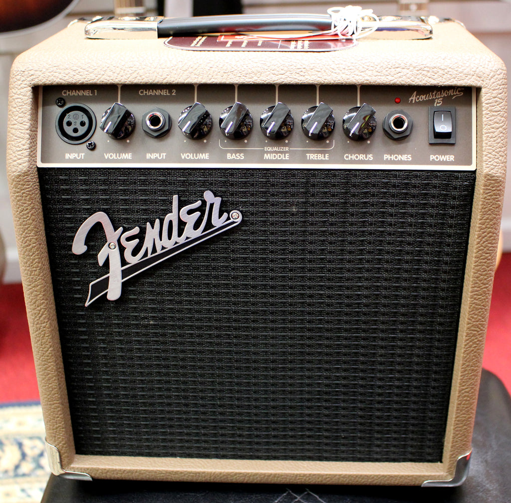 Fender Acoustasonic 15 Watt Acoustic Guitar Amplifier