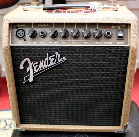 Fender Acoustasonic 15 Watt Acoustic Guitar Amplifier
