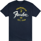 Fender Baja Blue Men's T-Shirt Blue XL