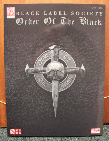 Black Label Society - Order of the Black Guitar TAB Songbook