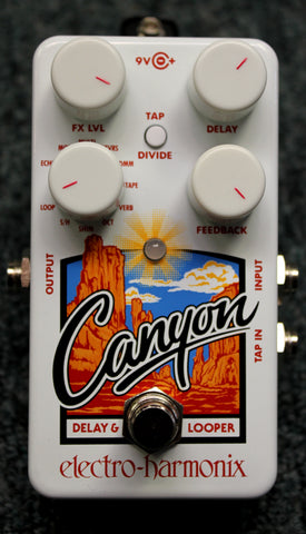 Electro-Harmonix Canyon Delay and Looper Guitar Effects Pedal w/Box