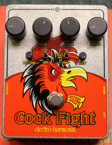 Electro-Harmonix Cock Fight Talking Wah Guitar Effects Pedal w/Box
