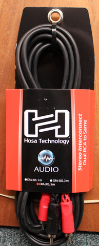 Hosa Technologies CRA-203 Stereo Interconnect Dual RCA to Same 3 Meters