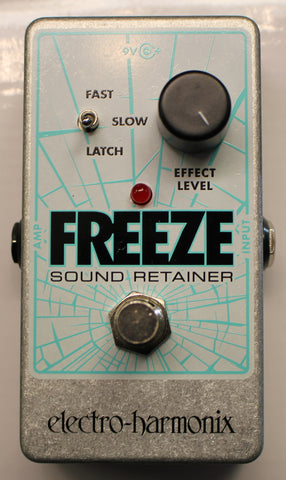Electro-Harmonix Freeze Sound Retainer Compression Guitar Effects Pedal