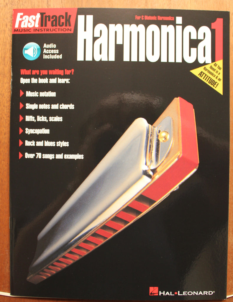 FastTrack Harmonica Method – Book 1 for Diatonic Harmonica Audio Online