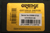 Orange Amplifiers Getaway Driver DI Box and Drive Effects Pedal