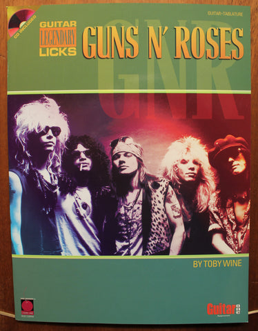 Guns N' Roses Guitar Legendary Licks Guitar TAB Songbook CD Included