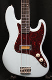 Fender Gold Foil Jazz Bass Ebony Fingerboard Sonic Blue Electric Bass w/Gigbag 8lbs 11oz