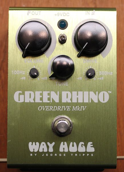 Way Huge Electronics Green Rhino Mini MK4 Overdrive Guitar