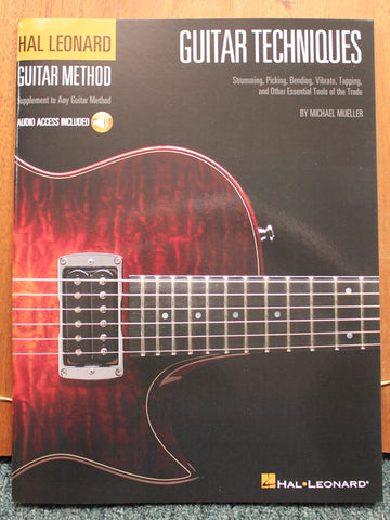 Hal Leonard Guitar Techniques Method Book Audio Online