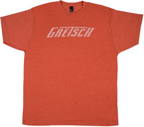 Gretsch Guitars Logo Men's T-Shirt Orange Large