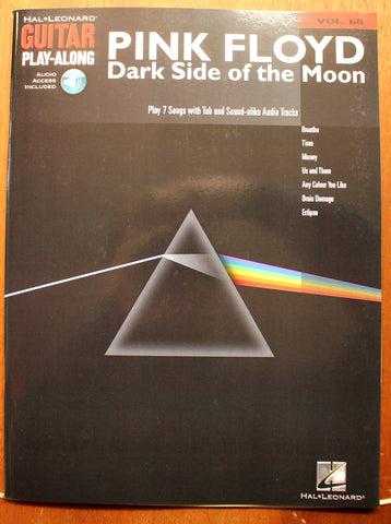 Pink Floyd - Dark Side of the Moon Guitar Play-Along Volume 68 Guitar TAB Songbook Audio Online