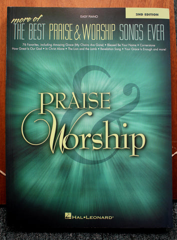 More of the Best Praise & Worship Songs Ever – 2nd Edition Easy Piano Songbook