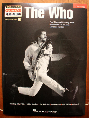 The Who Deluxe Guitar Play-Along Volume 16 Guitar TAB Songbook Audio Online