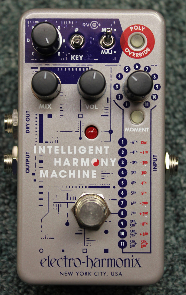 Electro-Harmonix Intelligent Harmony Machine Harmonizer / Pitch Shifter Guitar Effects Pedal w/Box