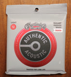 Martin Authentic Lifespan MA140T 12-54 80/20 Bronze Acoustic Guitar Strings