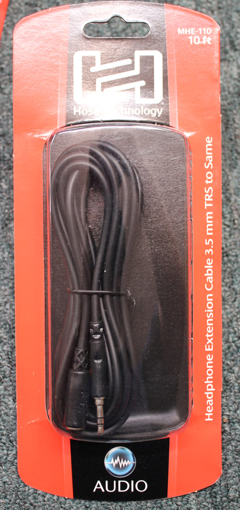 Hosa Technologies MHE-110 Headphone Extension Cable 3.5 mm TRS to 3.5 mm TRS 10 feet