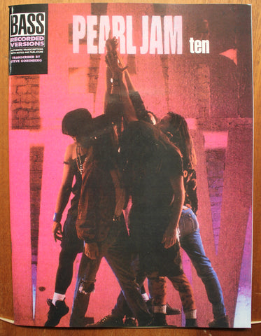 Pearl Jam – Ten Bass Guitar TAB Songbook